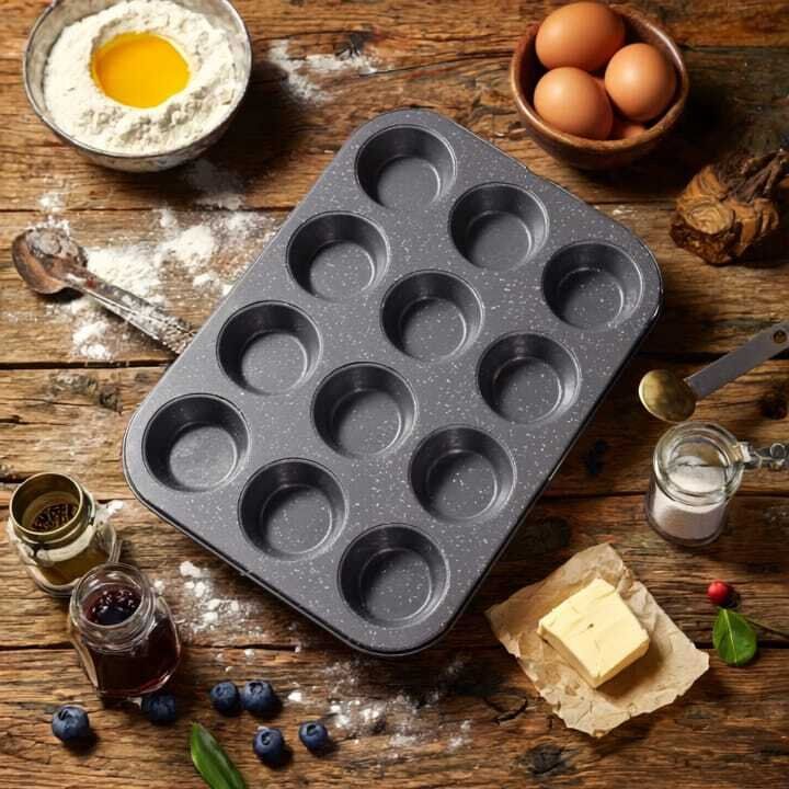 Set 4 Moules à Gâteaux-Lot de 10 Moules à Pâtisserie Anti-Adhésif  thumbnail 3