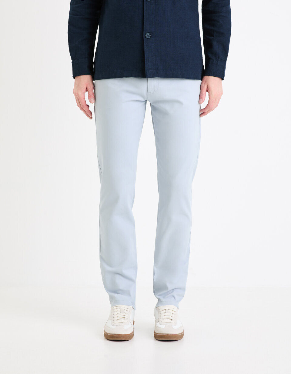 Pantalon Chino Slim en Coton Stretch thumbnail 3