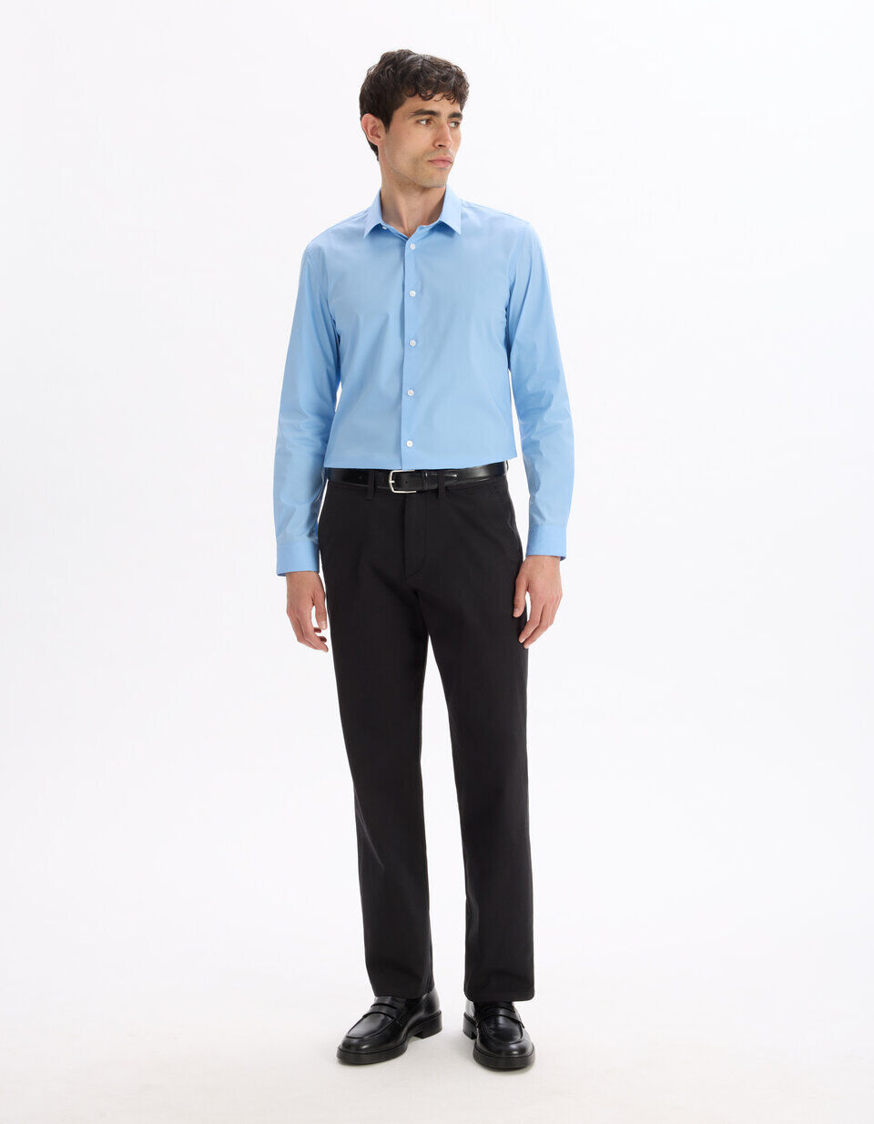 Chemise Slim en Coton Stretch thumbnail 2