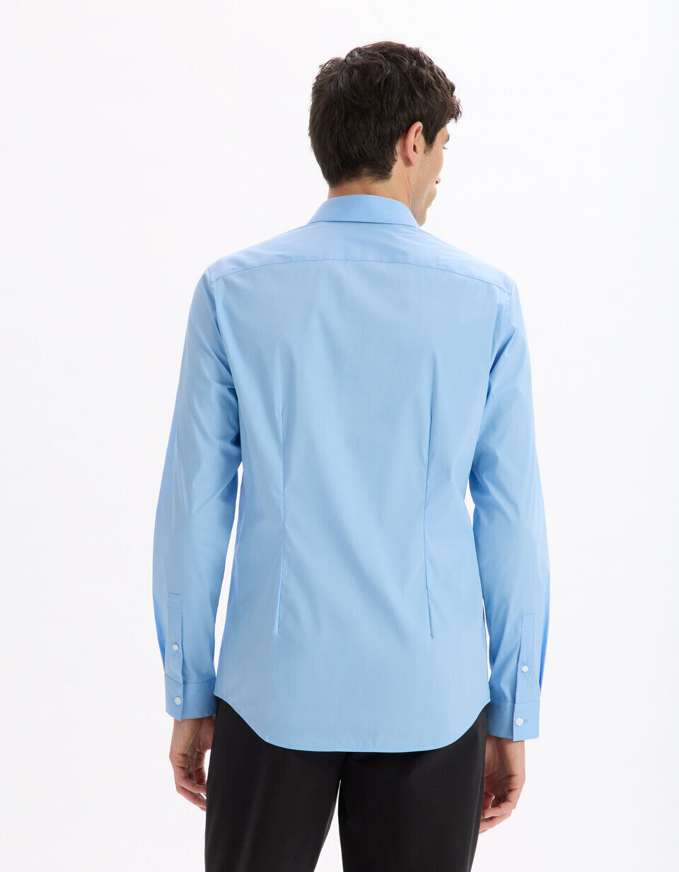 Chemise Slim en Coton Stretch thumbnail 4