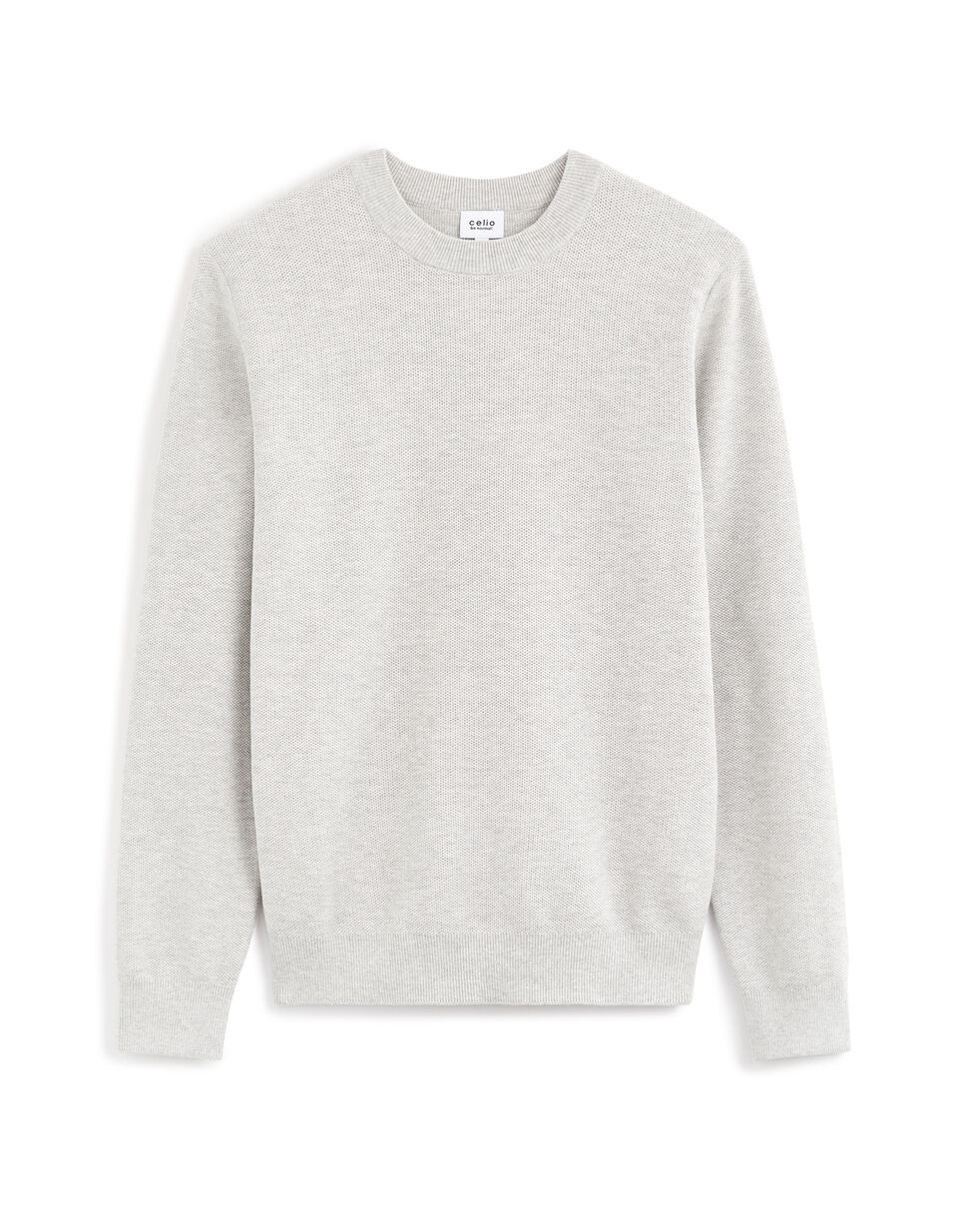 Pull col rond 100% coton