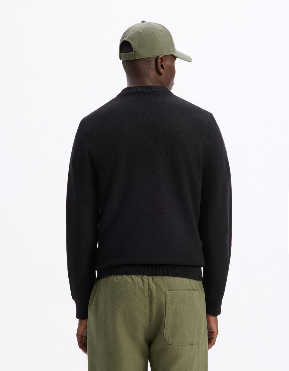 Pull col rond 100% coton thumbnail 4