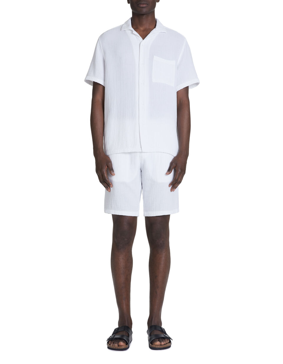 Chemise Regular 100% Gaze De Coton