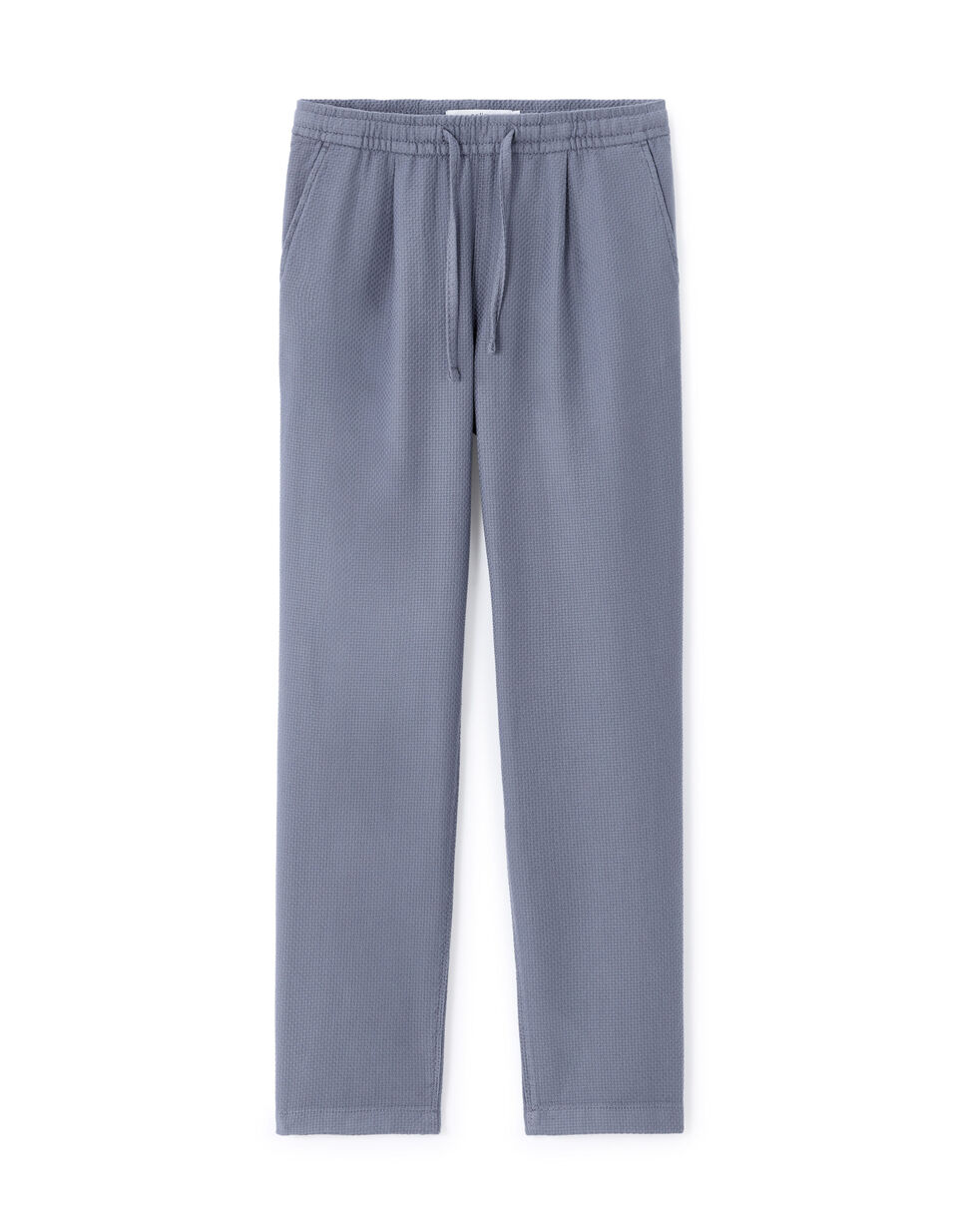 Pantalon Straight Texturé Canvas 100% Coton