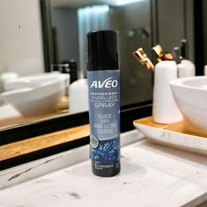 Spray Sèche-Vernis Rapide et Ultra Brillant
