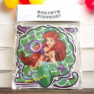 Décoration Murale Anniversaire Sirène Disney