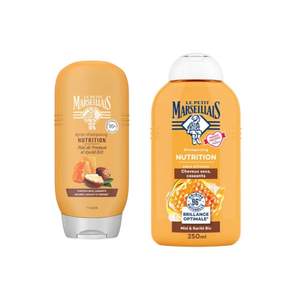 Duo Shampooing et Après Shampooing Miel et Karité Bio Cheveux Secs,cassants