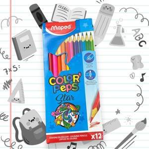 Color’peps Star Crayon de Coloriage