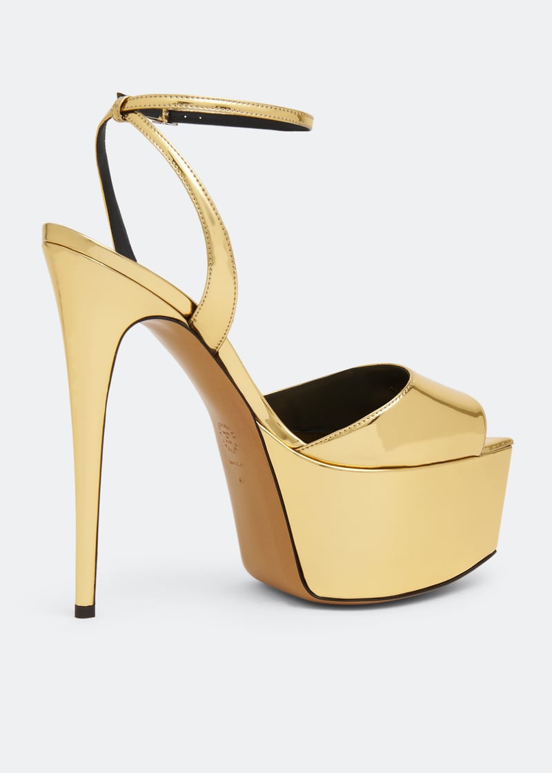Sandales à plateforme pointues