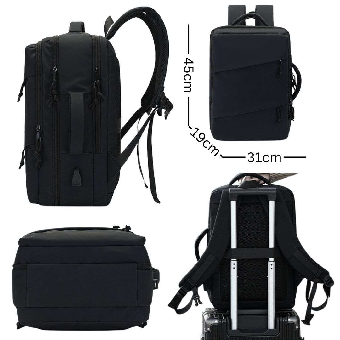 Sac à Dos Multifonctionnel ,Supporte Pc ,Tablette ,Parfait ,Pratique ,Tendance  thumbnail 3