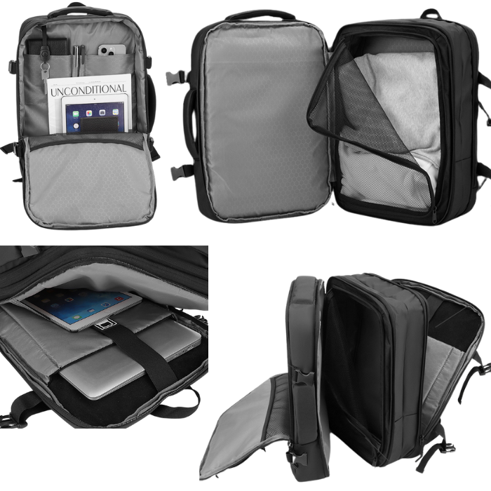 Sac à Dos Business avec Compartiments Multiples pour, Étudiants, Voyages thumbnail 3