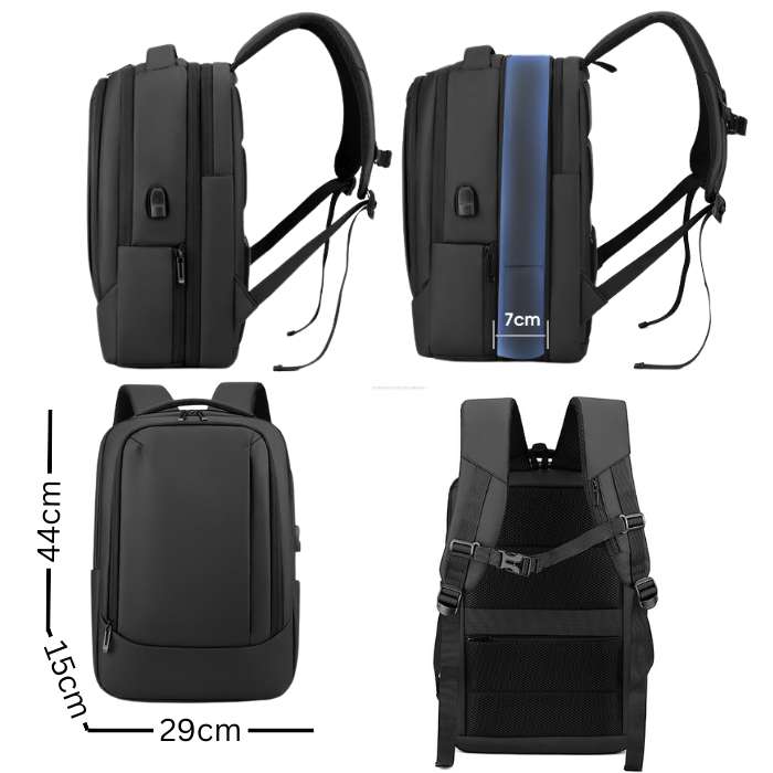 Sac à Dos pour Ordinateur 14p, Confortable, Design Moderne, Voyages, Étudiants