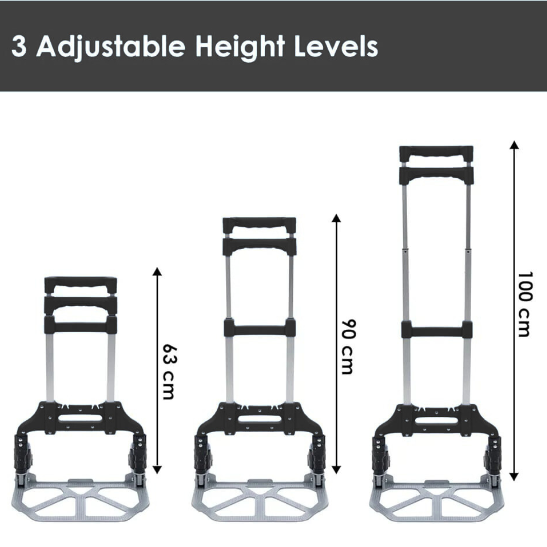 Diable multifonction Pliable, chariot pour entrepôt et usage domestique