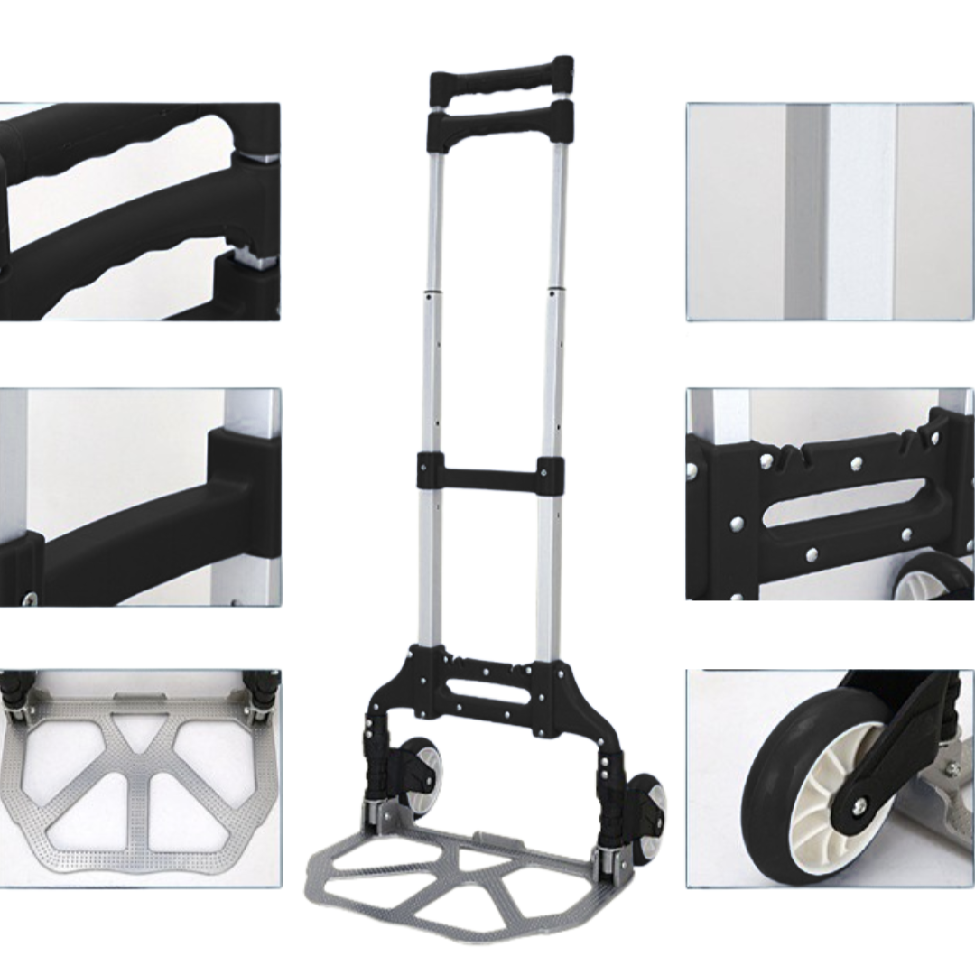 Diable multifonction Pliable, chariot pour entrepôt et usage domestique thumbnail 4