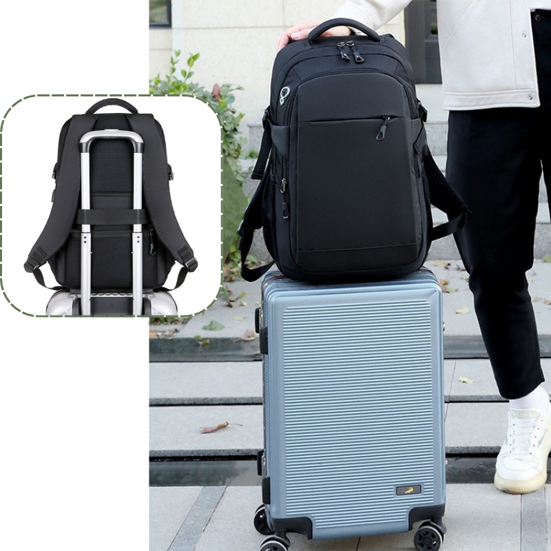 Sac à Dos Luxe polyvalent pour PC Portable, École, Travail et Loisirs thumbnail 3