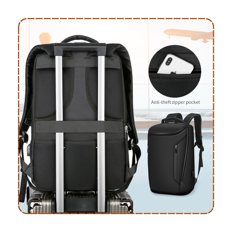 Sac à Dos Luxe Polyvalent pour PC Portable, École, Travail et Loisirs