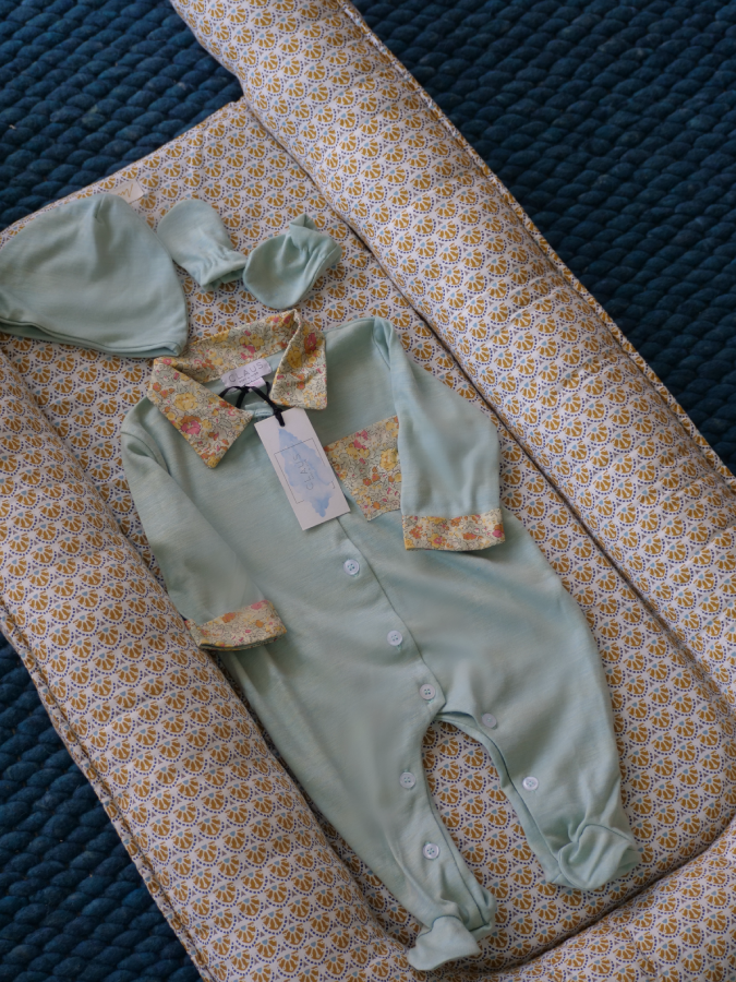 Grenouillère Pack de Naissance Liberty