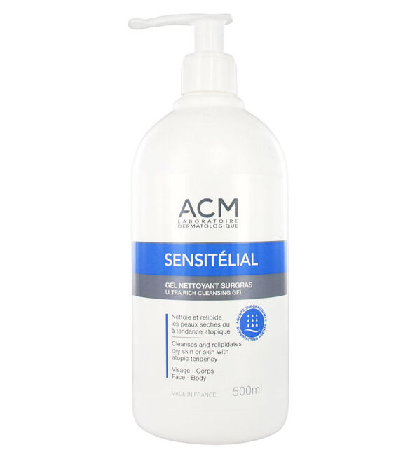 Sensitélial Gel Nettoyant Surgras - 500 Ml