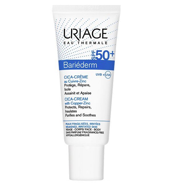 Bariéderm - Cica-crème Spf50+ Au Cuivre-zinc