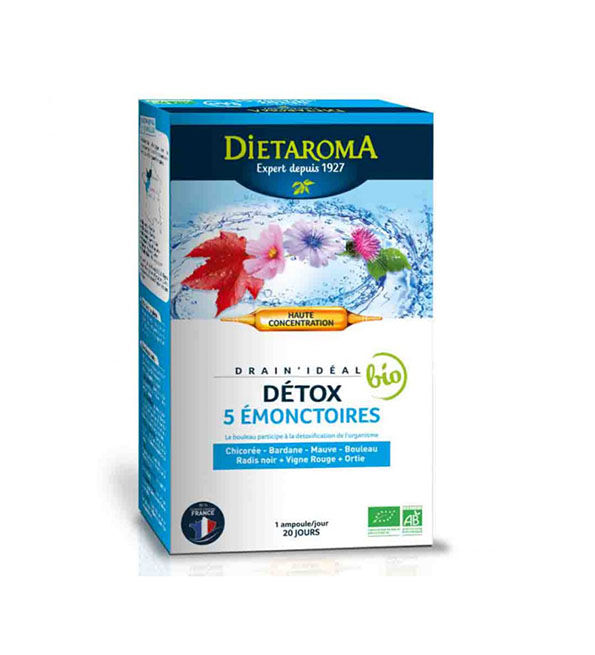 Detox 5 Emonctoires 20 Ampoules