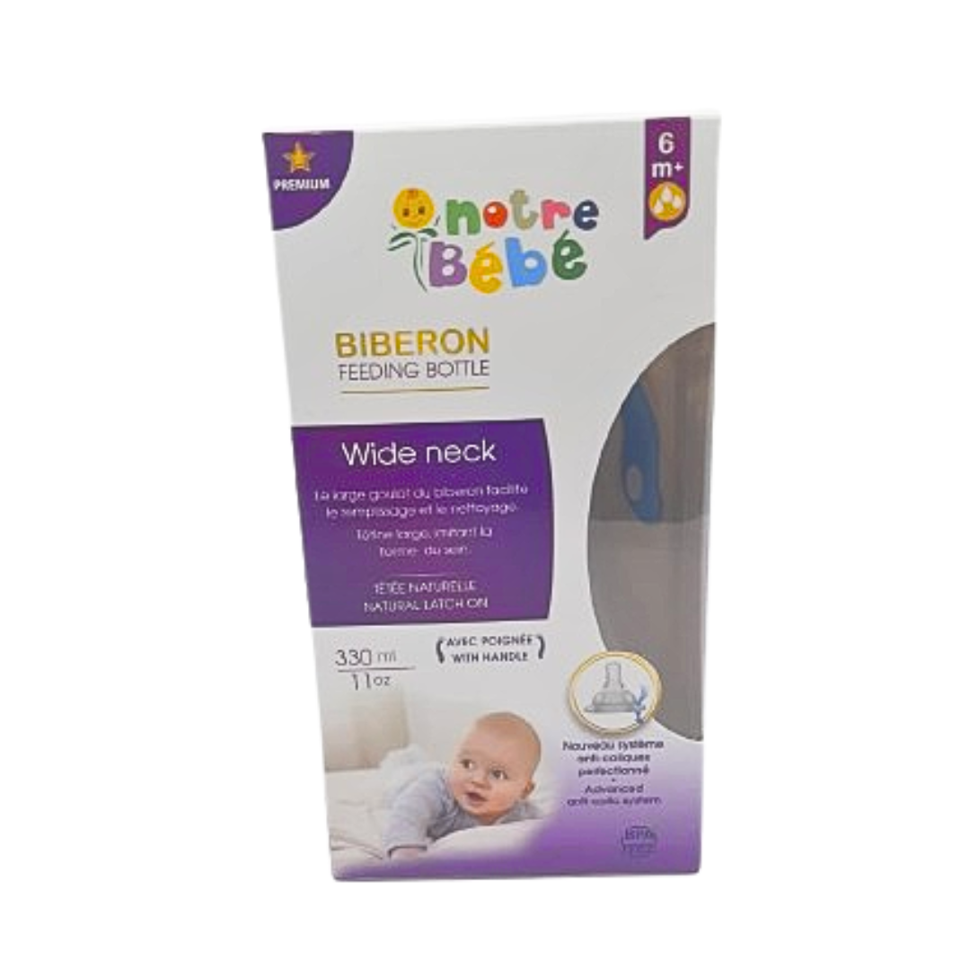 Biberon Wide Neck Avec Poignet +6m 330ml