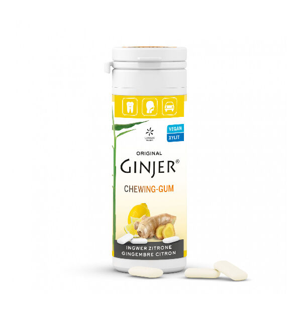 Ginjer Chewing Gum Citron 30 Gelules