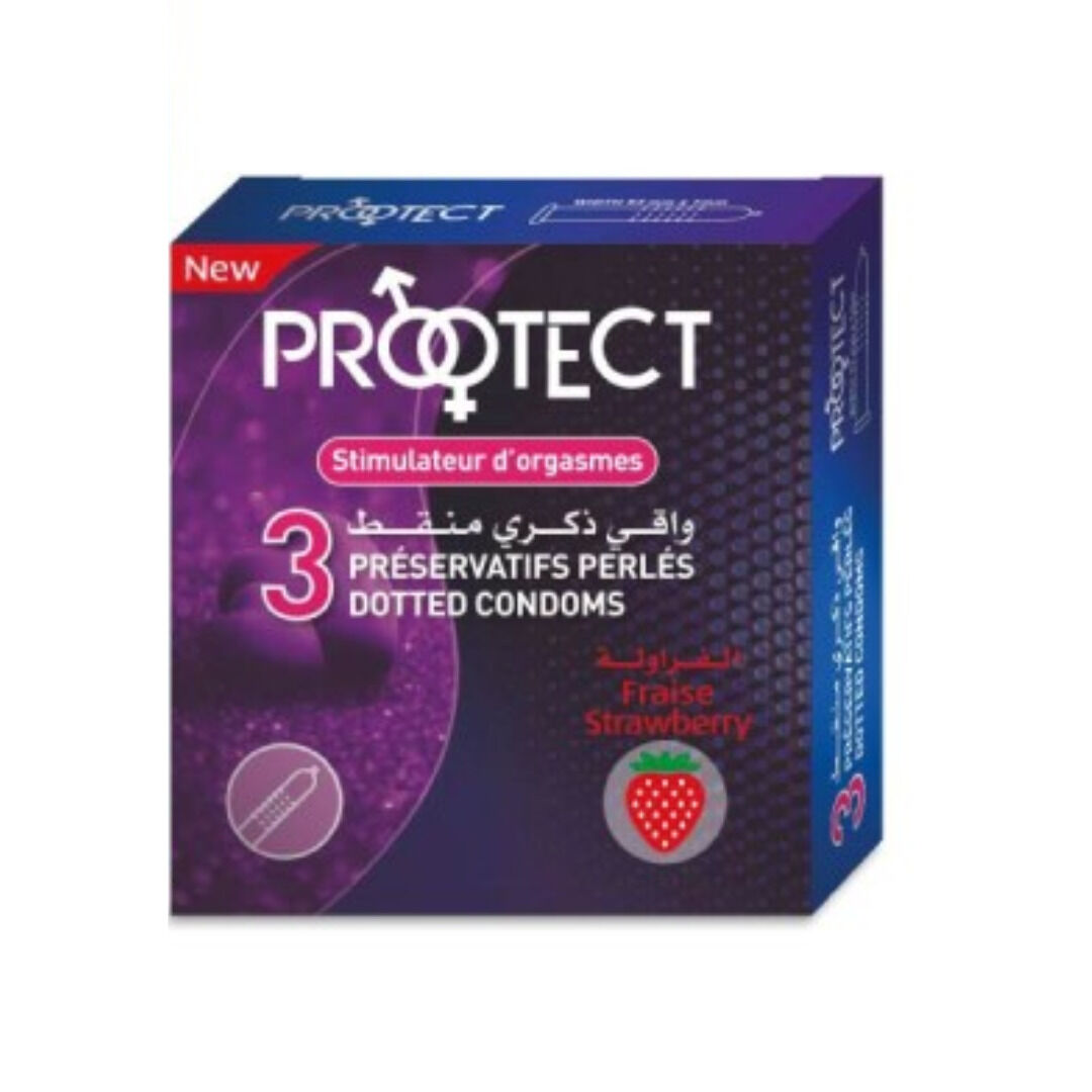 Préservatifs Fraise 3 Pieces