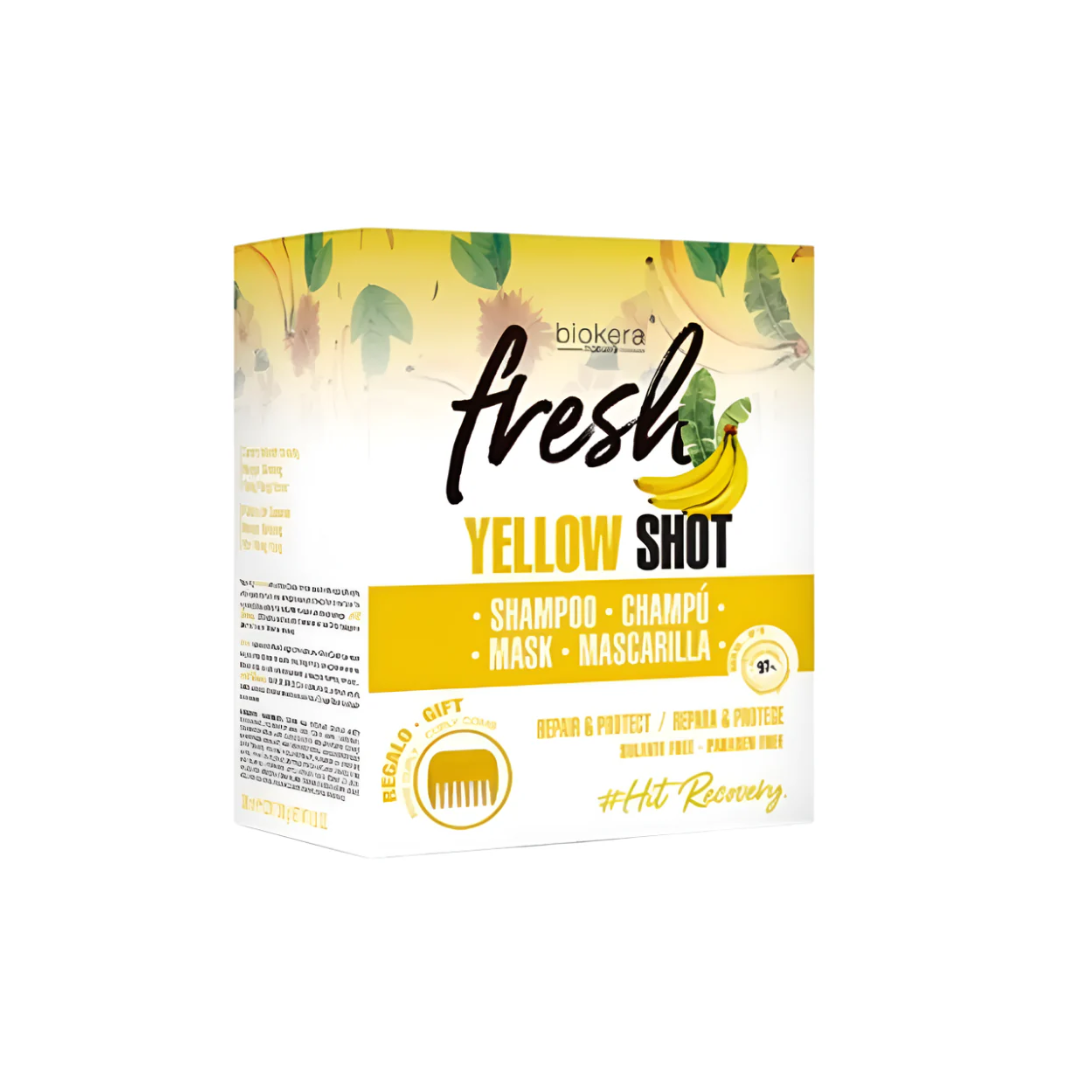 Yellow Shot Shampoing + Masque- Pack