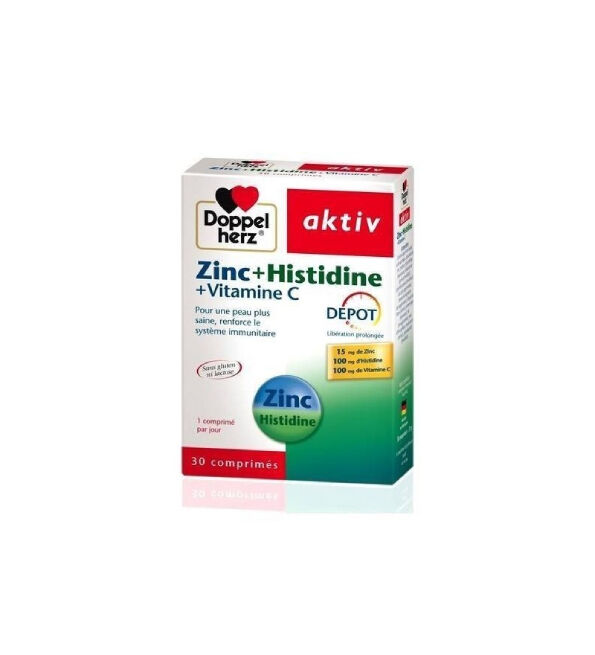 Zinc + Histidine + Vitamine C 30cps