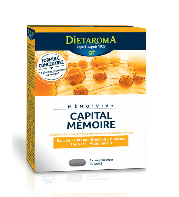 DIETAROMA MÉMO VIV CAPITAL CÉRÉBRAL MÉMOIRE - 60 Comprimé