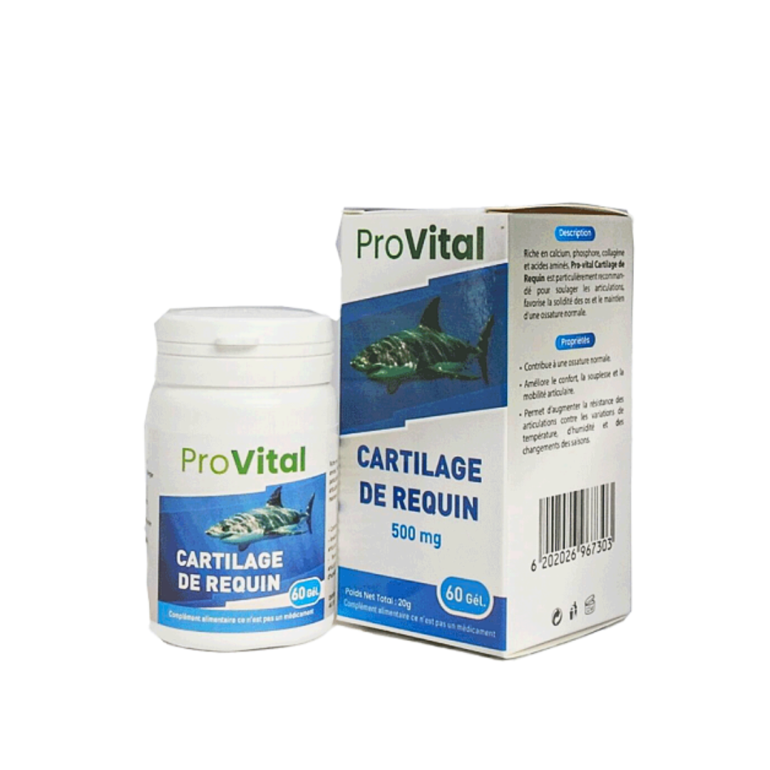 Cartilage De Requin 500mg 60 Gelules
