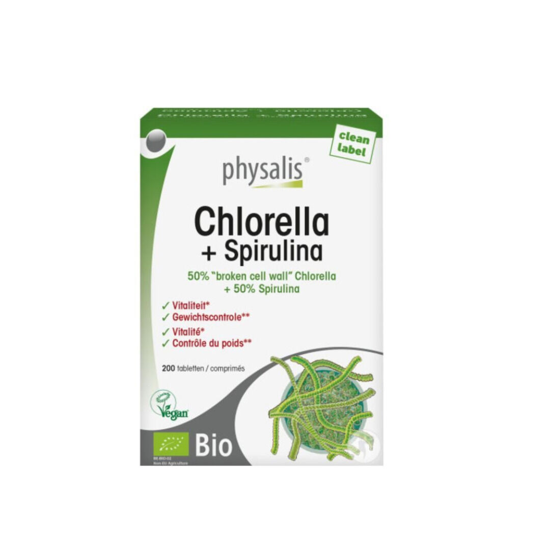 Chlorella + Spirulina - 200 Comprimes