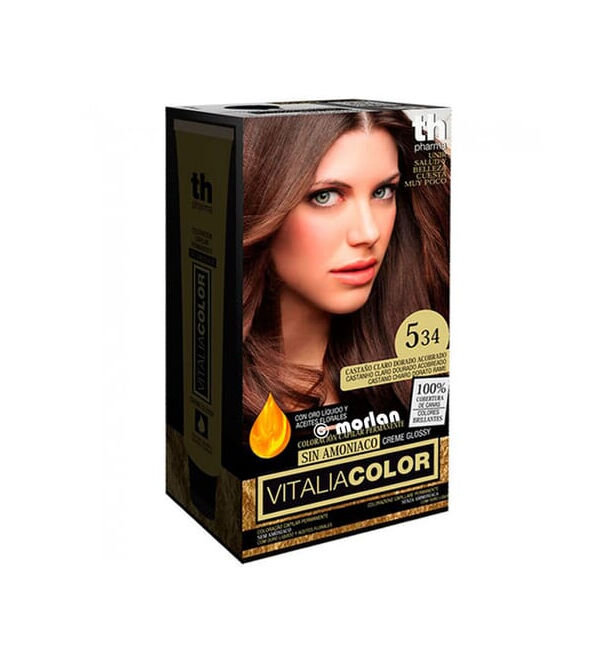 Th-vitalia Color N° 5.34 Chatain Claire Dore Cuivre