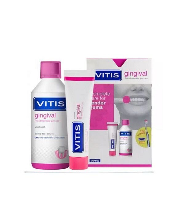 Gingival Dentifrice 75ml + Bain De Bouche 500ml + Brosse À Dent
