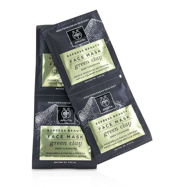 Express Beauty Face Mask Green Clay 6*2*8ml