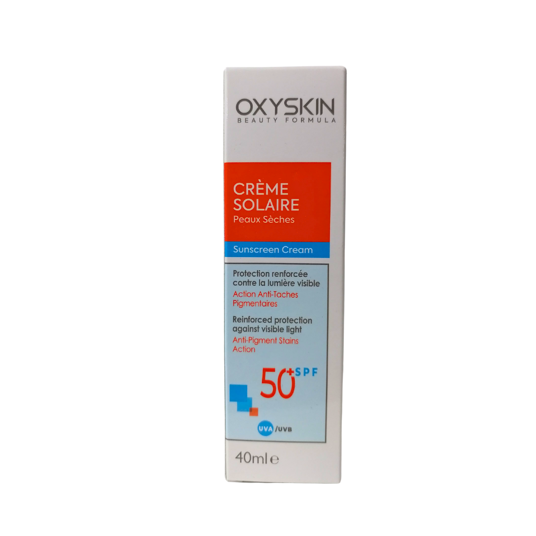 Ecran solaire Peaux Seches spf50+ - 40ml