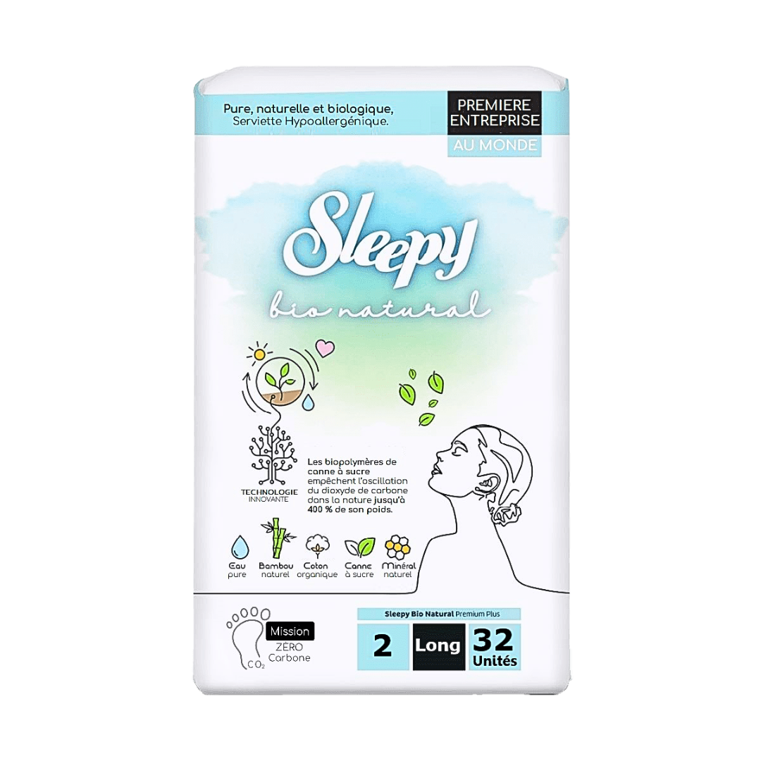 Bio Natural Panty Liner Long 32 Pieces