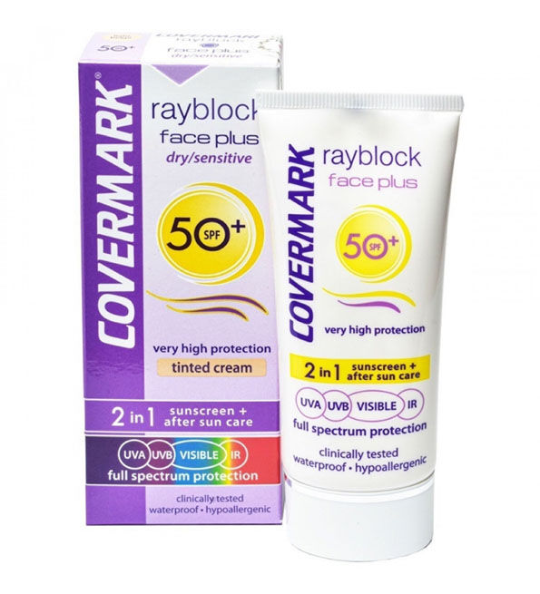 Rayblock Face Plus Teinte Dry Sensitive Spf50+