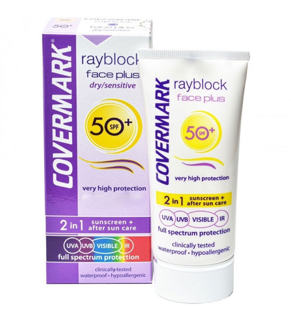 Rayblock Face Plus Visible Dry Sensitive Spf50+