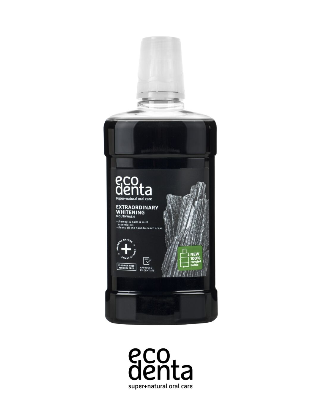 Bain de Bouche Blanchissant au Charbon Actif 500ml