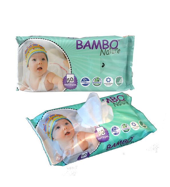 Bambo Nature Lingettes 50P sans parfum