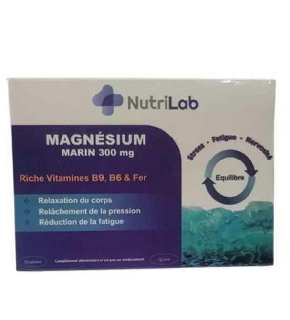 Magnesium Marin 300mg 30 Gelules