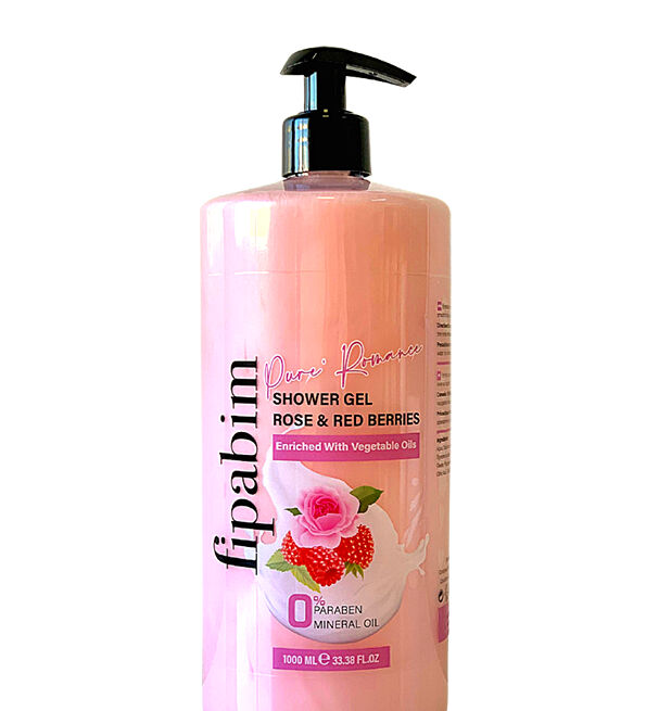 Gel Douche Hydratant Roses Et Baies Rouges 1L