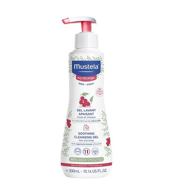 Gel Lavant Apaisant Corps Et Cheveux Peaux Très Sensibles  300ml