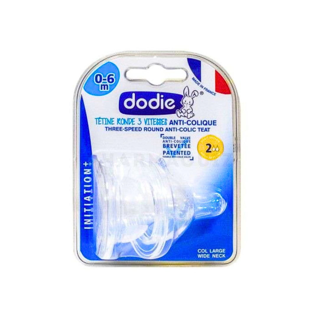 Tetine Initiation+ 3 Vitesse Anti-Colique D2 0-6m