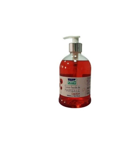 Savon liquide de antiseptique coquilicot 500ml