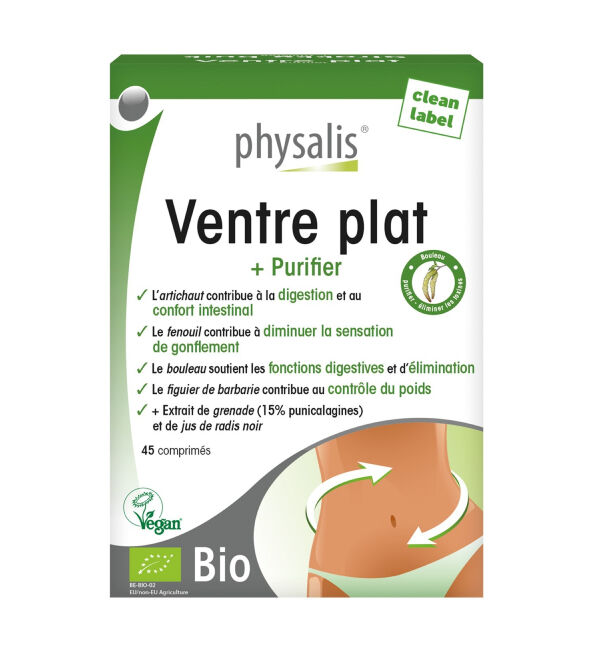 Ventre Plate +Purifier 45 Comprimes