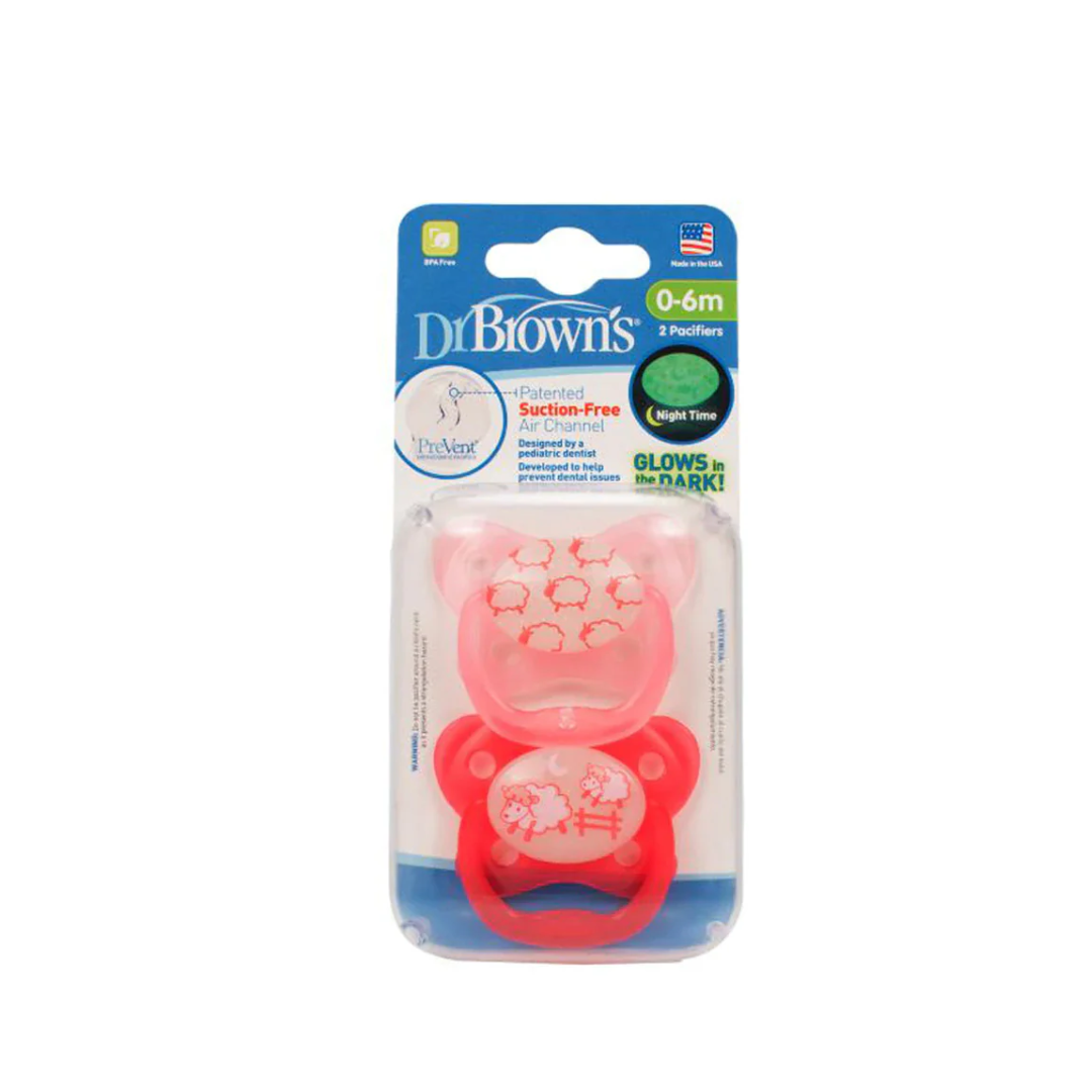 2 Sucette Butterfly Shield Pink 0-6m