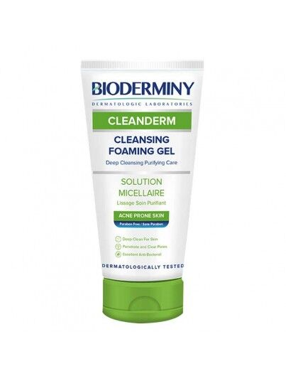 Cleanderm gel moussant 150ml