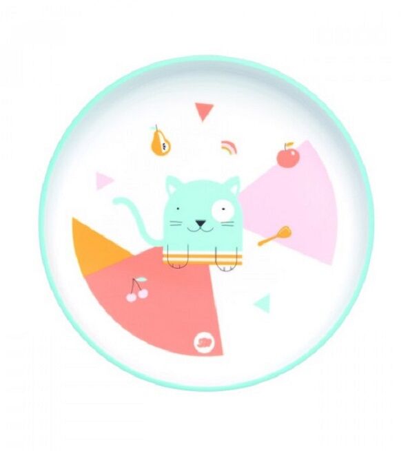 Assiette d'apprentissage Domino +18mois